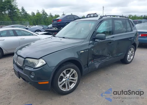 2007 BMW X3 3.0Si из США, поврежденный, VIN WBXPC93427WF20190